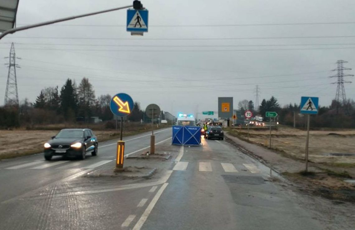 Tragedia na drodze. Policjanci poszukują świadków wypadku śmiertelny wypadek w Ciecierzynie
