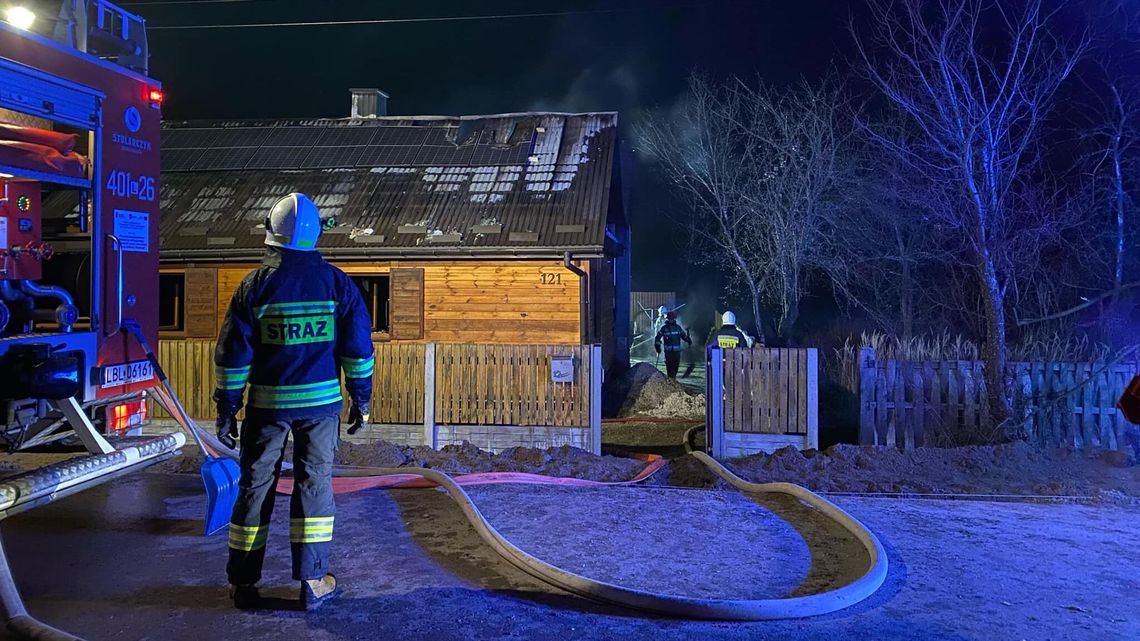 Tragedia pod Biłgorajem. W pożarze zginął człowiek Tragedia pod Biłgorajem. W pożarze zginął człowiek