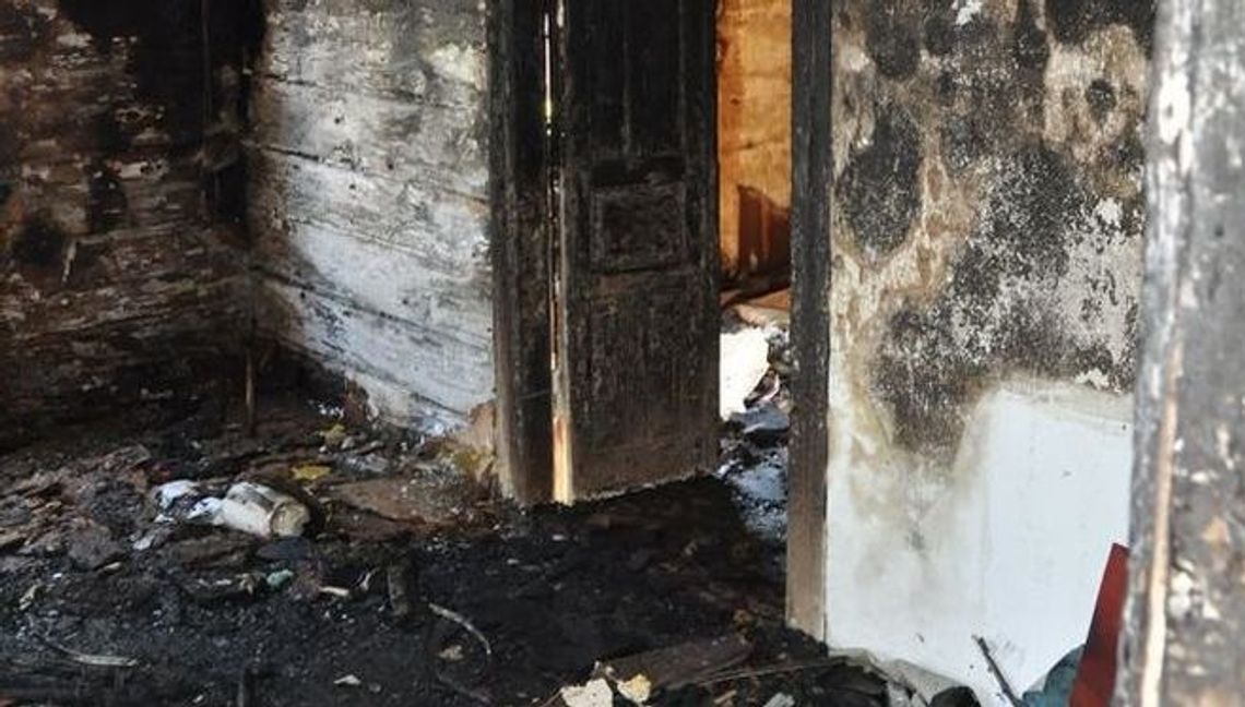 Tragiczny pożar koło Stoczka Łukowskiego. Nie żyje mężczyzna