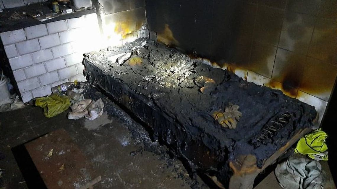 Tragiczny pożar. Nie udało się uratować mężczyzny Tragiczny pożar. Nie udało się uratować mężczyzny