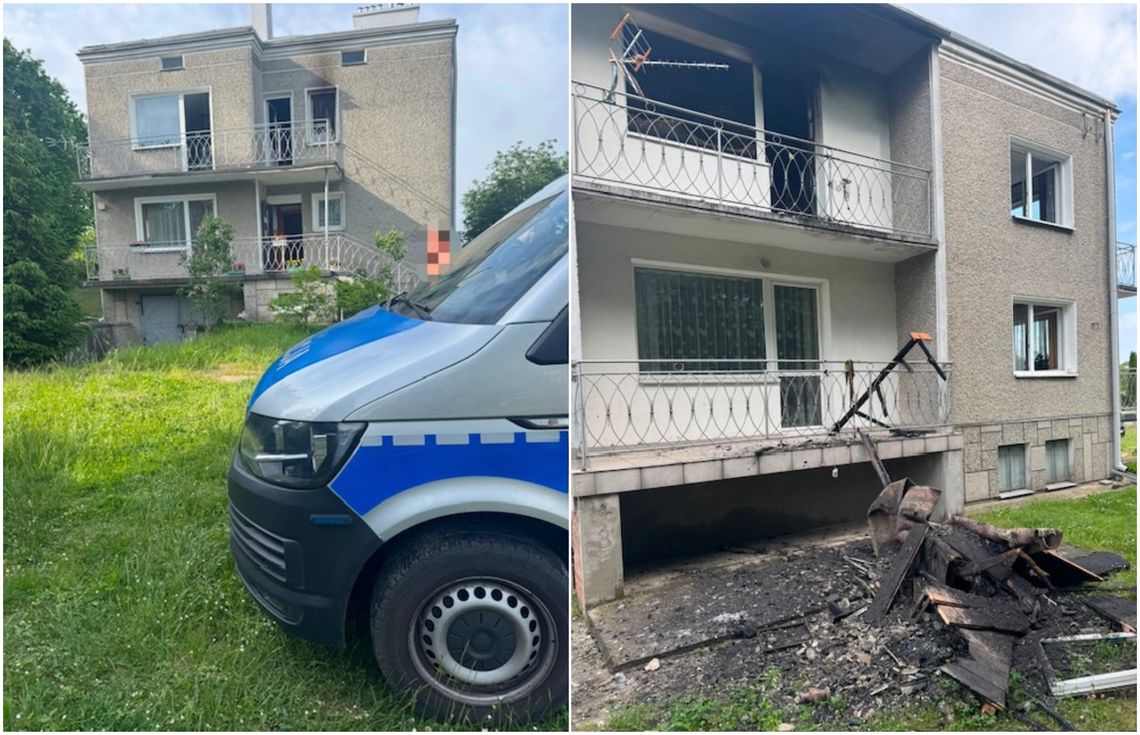 Tragiczny pożar pod Kraśnikiem. W domu znaleziono ciało 81-latki