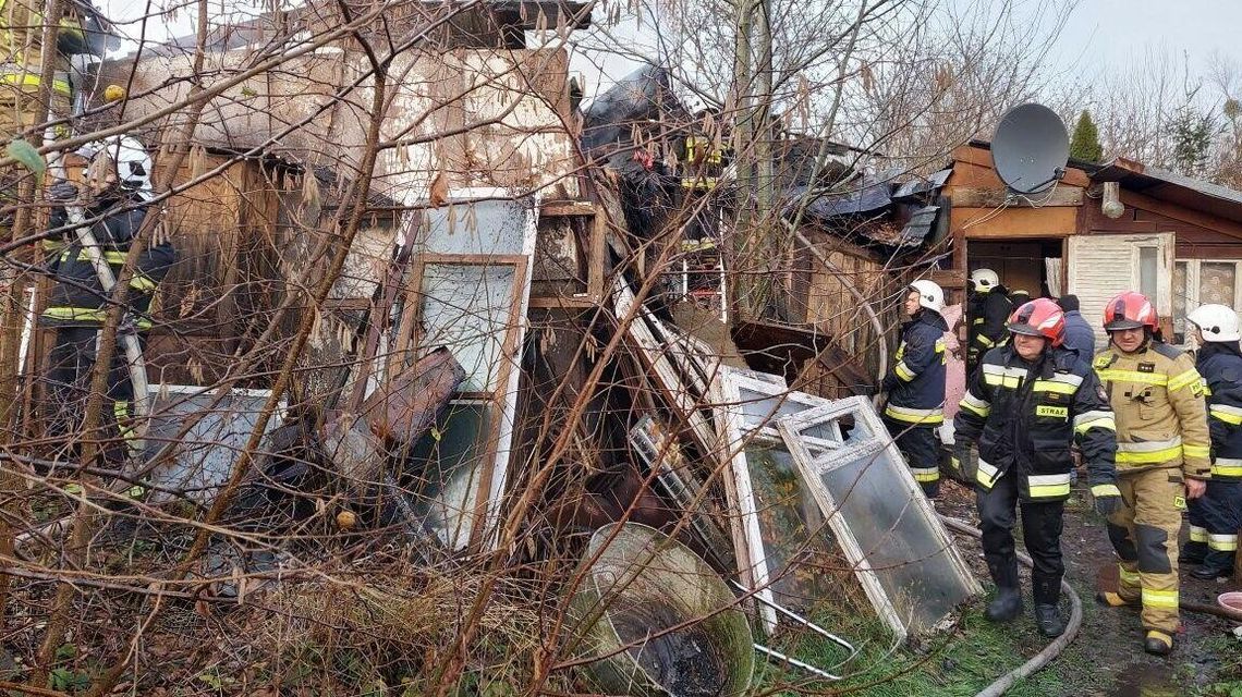 Tragiczny pożar w Horodle. Nie żyje mieszkaniec domu [zdjęcia]