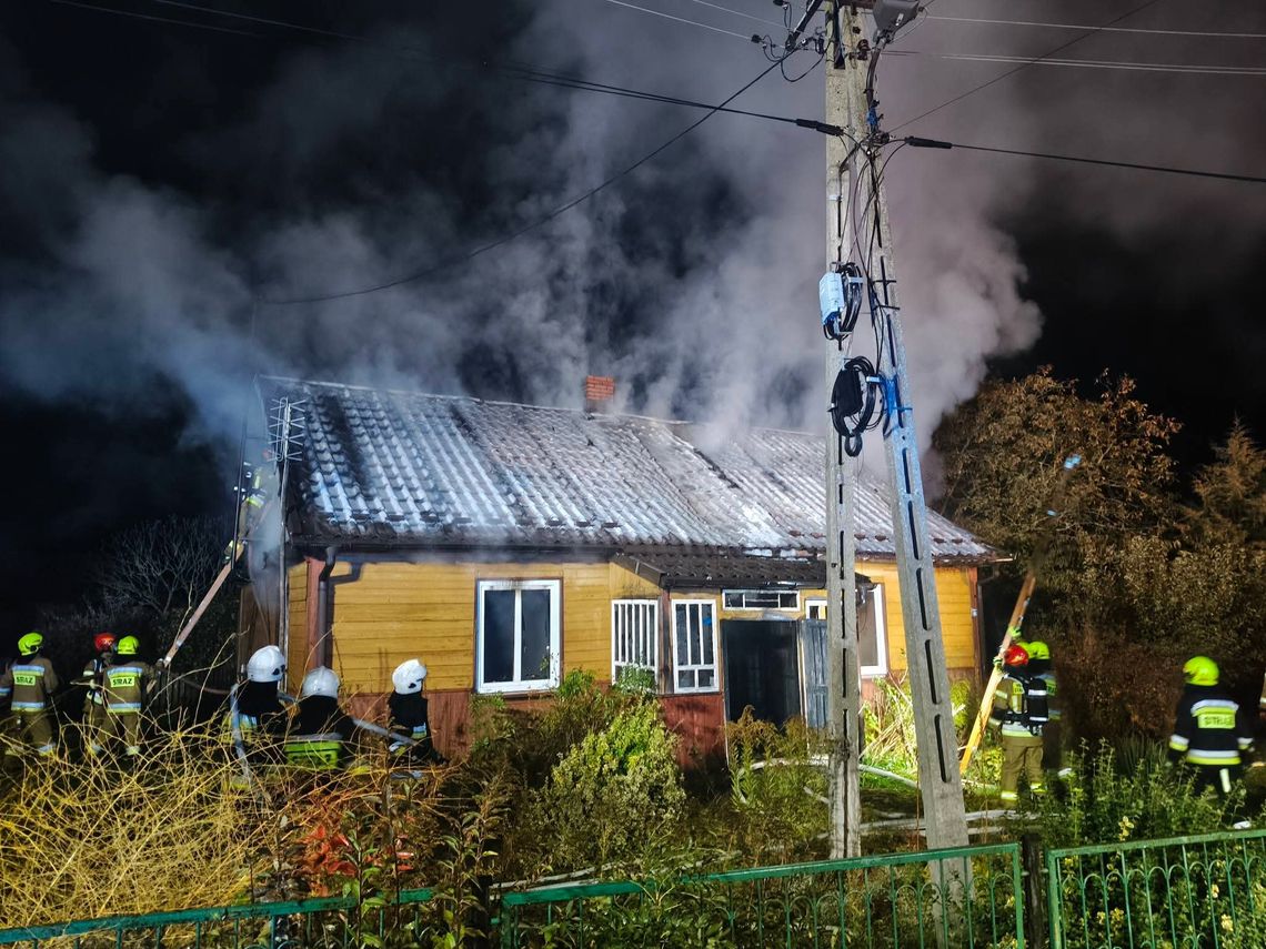 Tragiczny pożar w Starym Brusie. W płomieniach zginęła 88-letnia kobieta Dom pożar