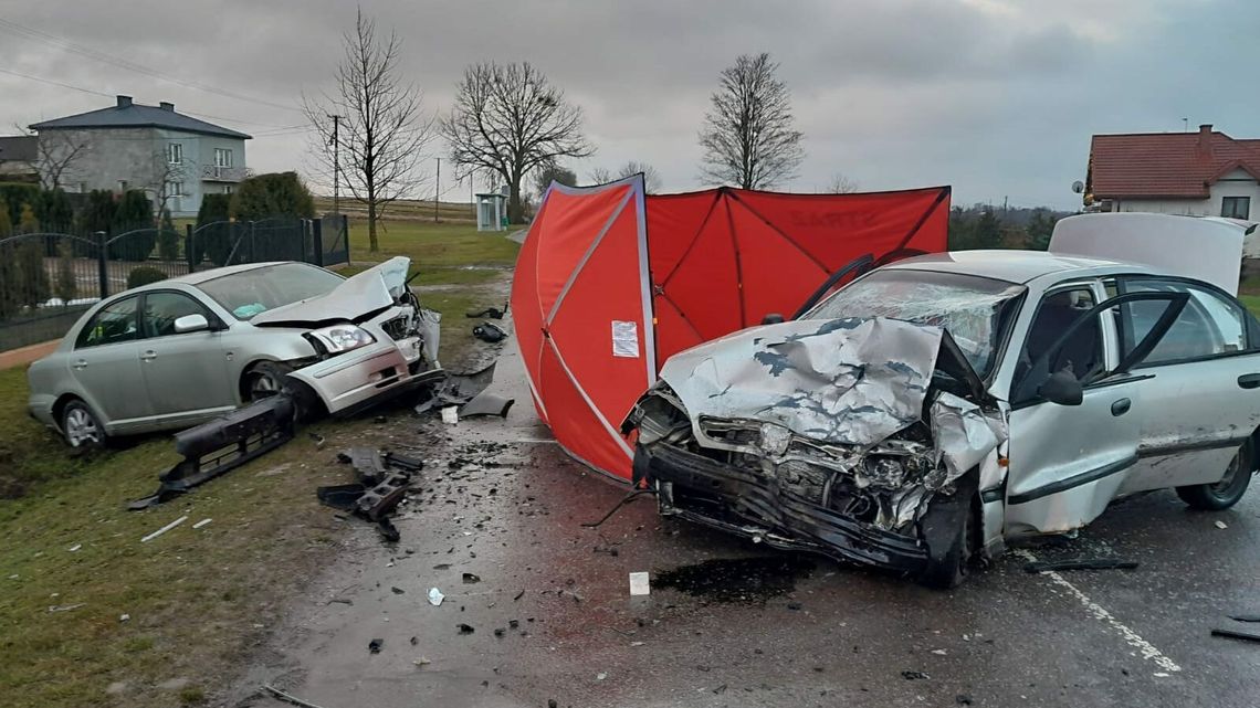 Tragiczny wypadek na drodze Tragiczny wypadek na drodze