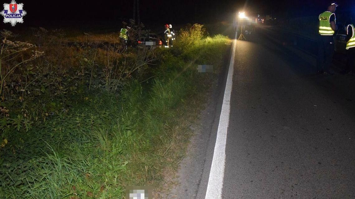 Tragiczny wypadek pod Zamościem. Nie żyje 30-letni mężczyzna