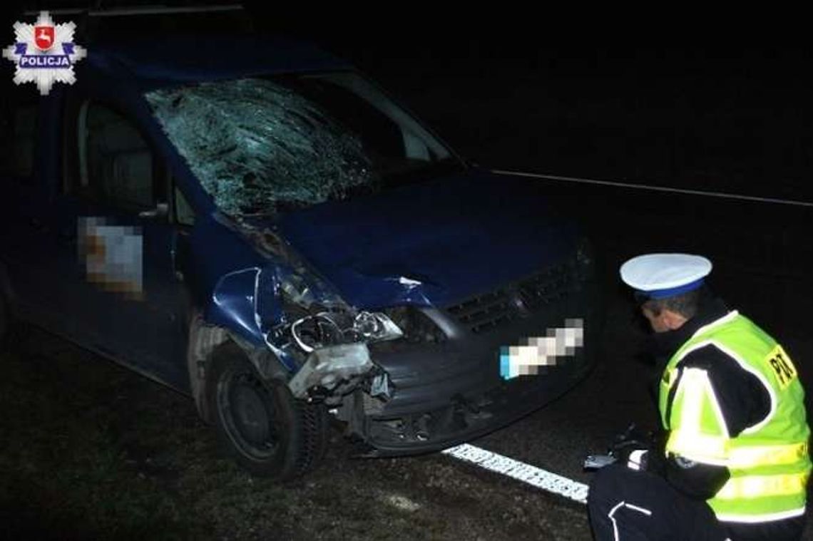 Tragiczny wypadek w Łukowie. Pieszy zginął pod kołami samochodu