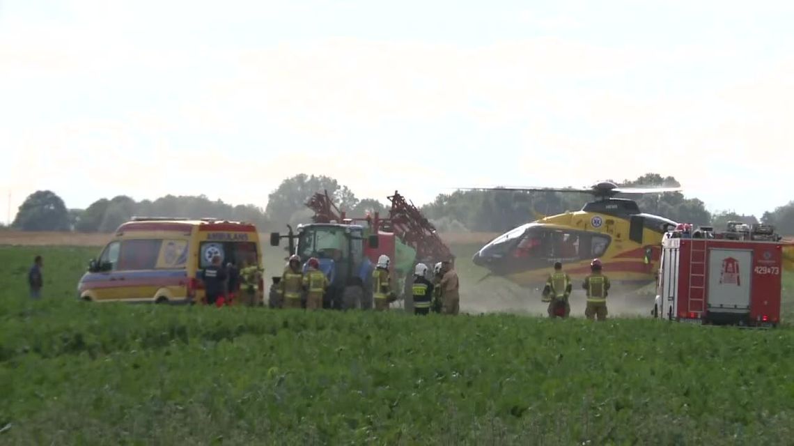 Tragiczny wypadek z udziałem nastolatka. Interweniował śmigłowiec LPR