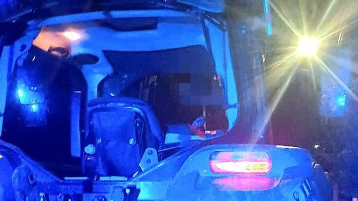 Traktor za 350 tysięcy przepadnie, bo kierowca miał ponad 3 promila