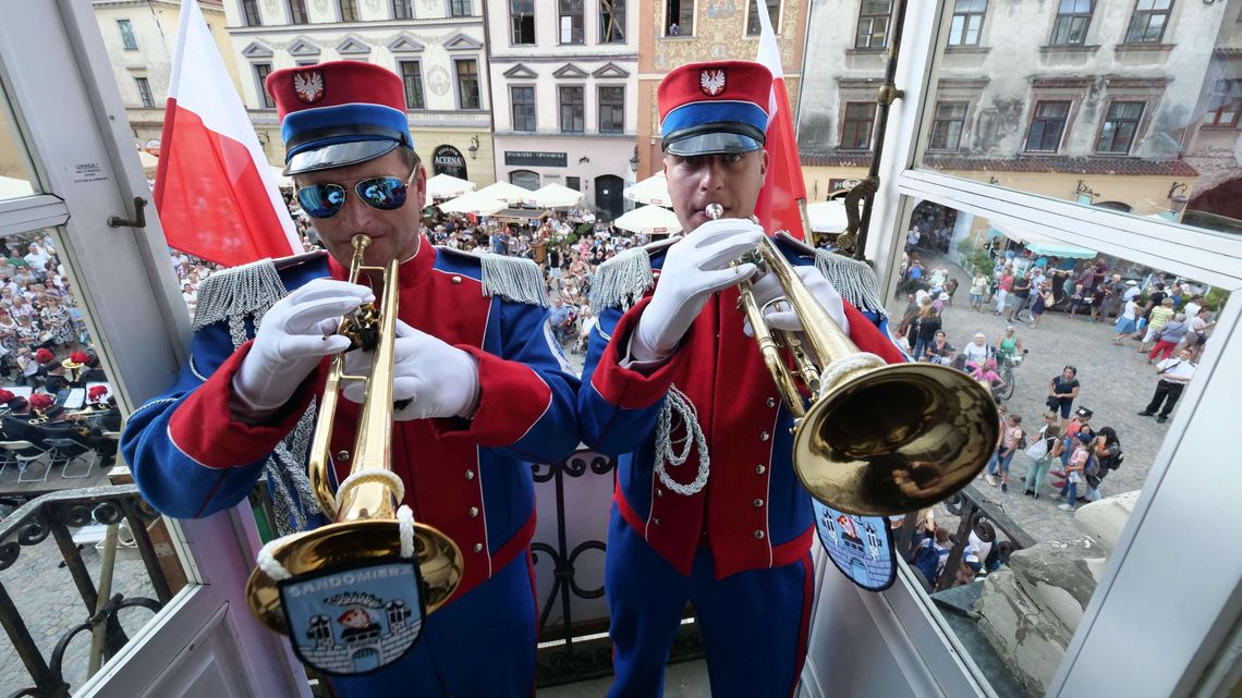 Trębacze w Lublinie. Ogólnopolski Przegląd Hejnałów Miejskich [zdjęcia]