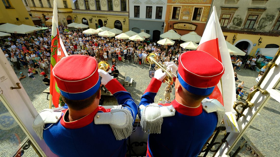 Trębacze z całego kraju przyjechali na 26. Ogólnopolski Przegląd Hejnałów Miejskich [zdjęcia]