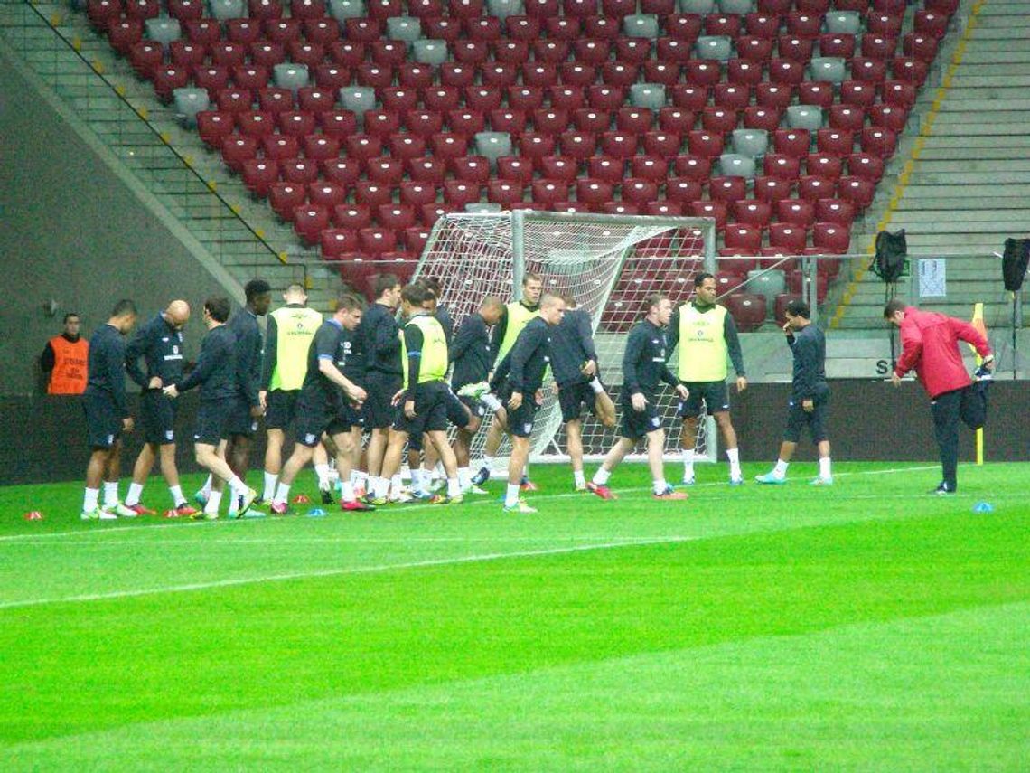 Trening Anglii w Warszawie. Hodgson: Nie będzie łatwo wygrać z Polską