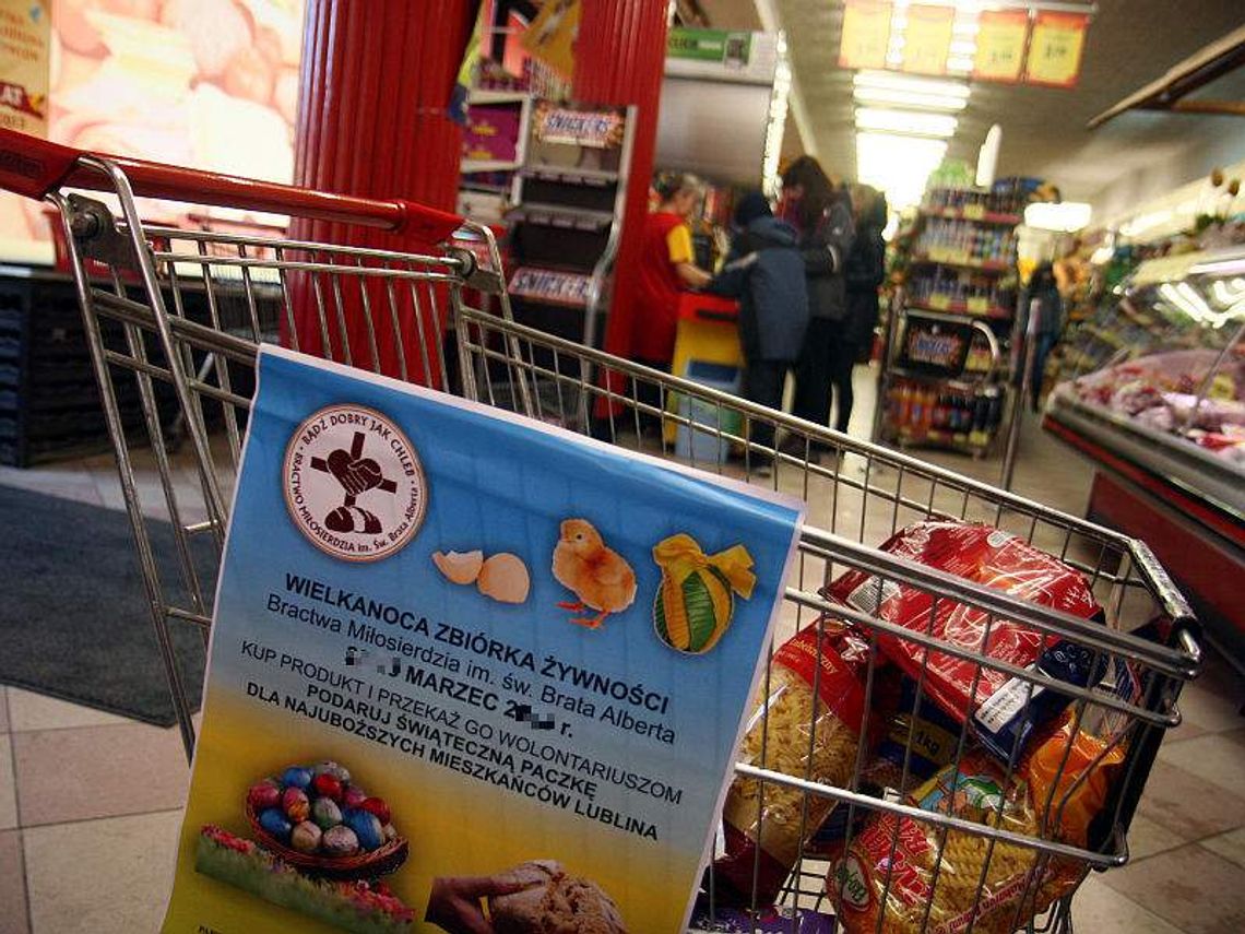 Trwa zbiórka żywności w sklepach LSS "Społem". Dla potrzebujących