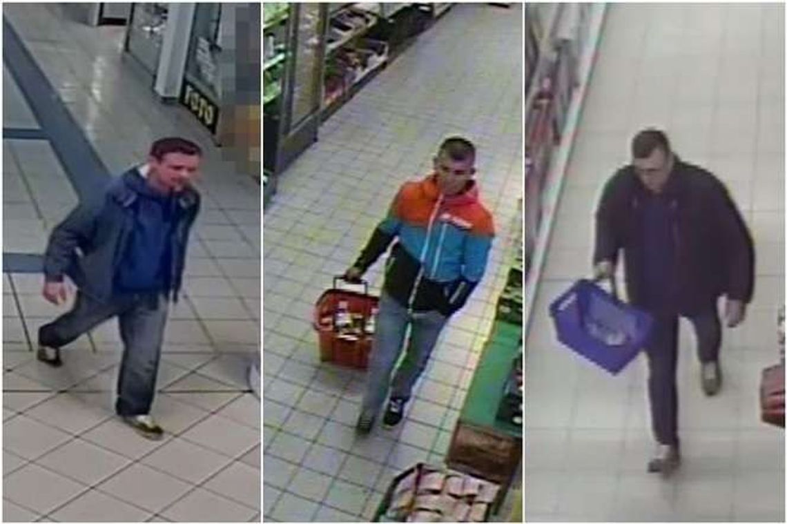 Trzech mężczyzn, trzy różne sklepy i trzy kradzieże