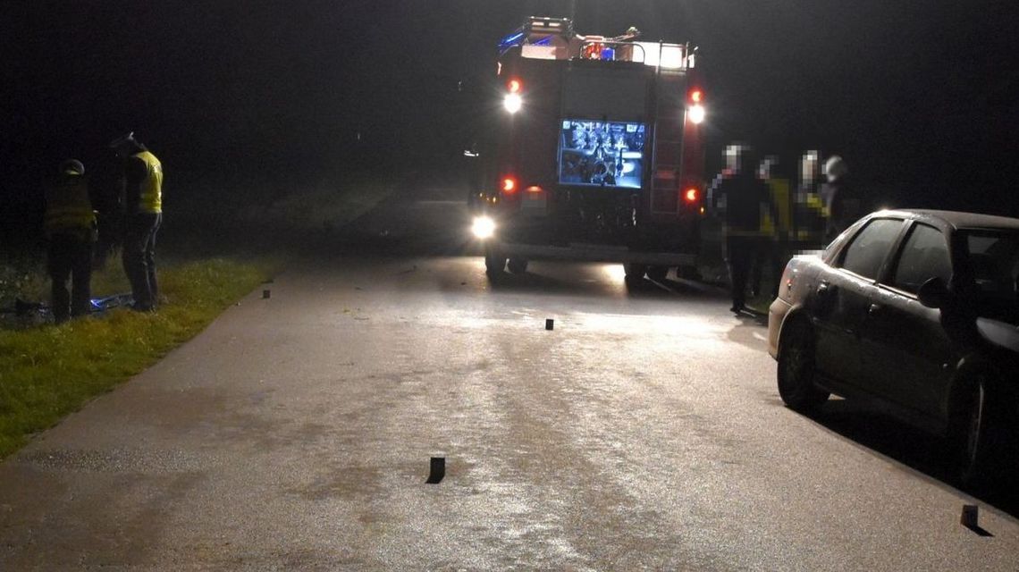 Trzy wypadki na lubelskich drogach, dwa potrącenia, jedna ofiara śmiertelna [zdjęcia]