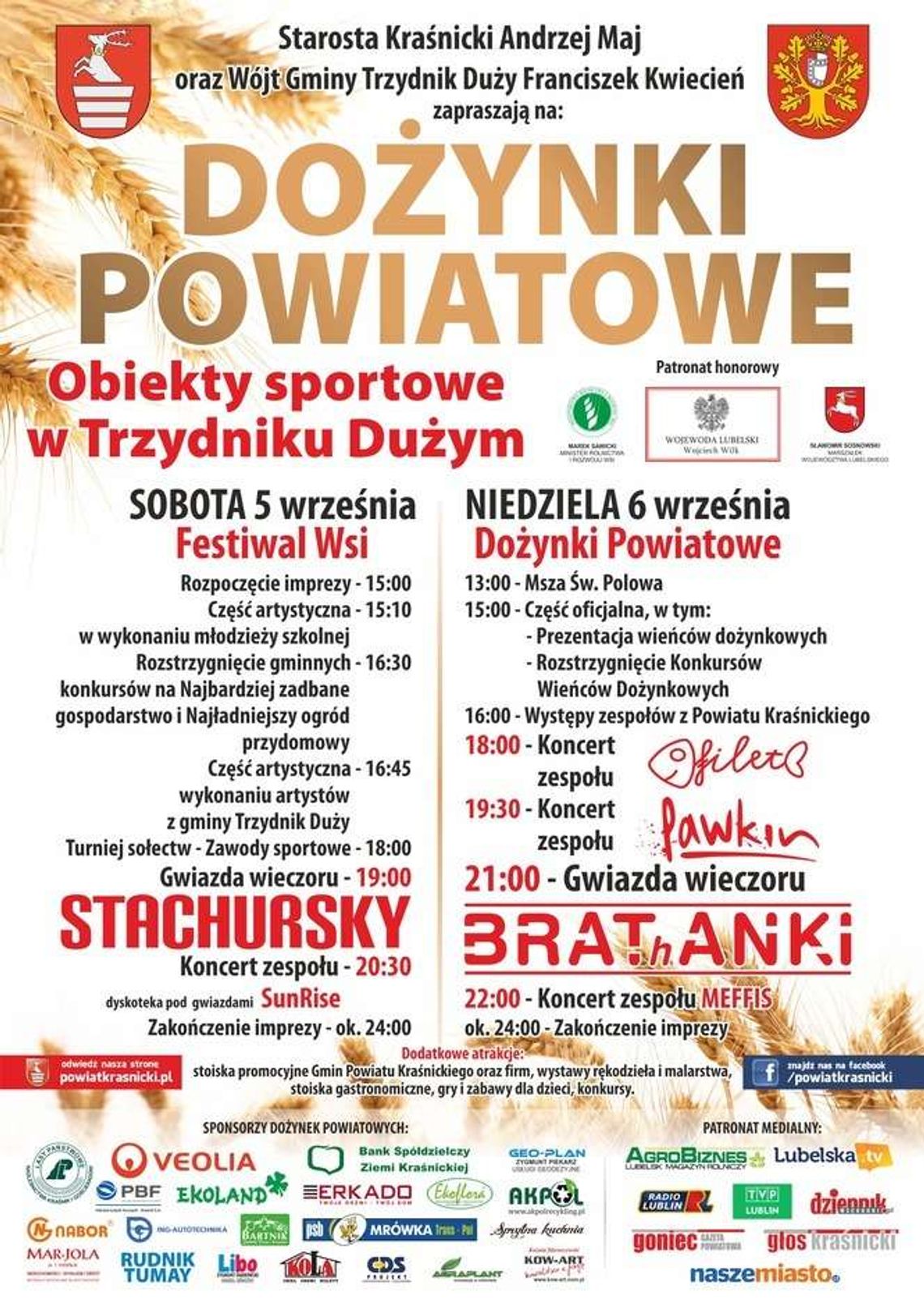 Trzydnik Duży. Dożynki ze Stachurskim i Brathankami