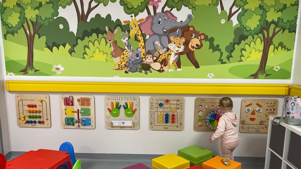 Tu maluchy częściej się uśmiechają. Kolorowy kącik dla najmłodszych pacjentów Tu maluchy częściej się uśmiechają. Kolorowy kącik dla najmłodszych pacjentów