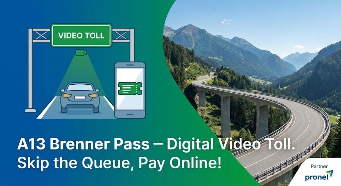 Tunel na A13 Brenner: Opłaty, Video Toll i Ceny. Kup Przejazd Online
