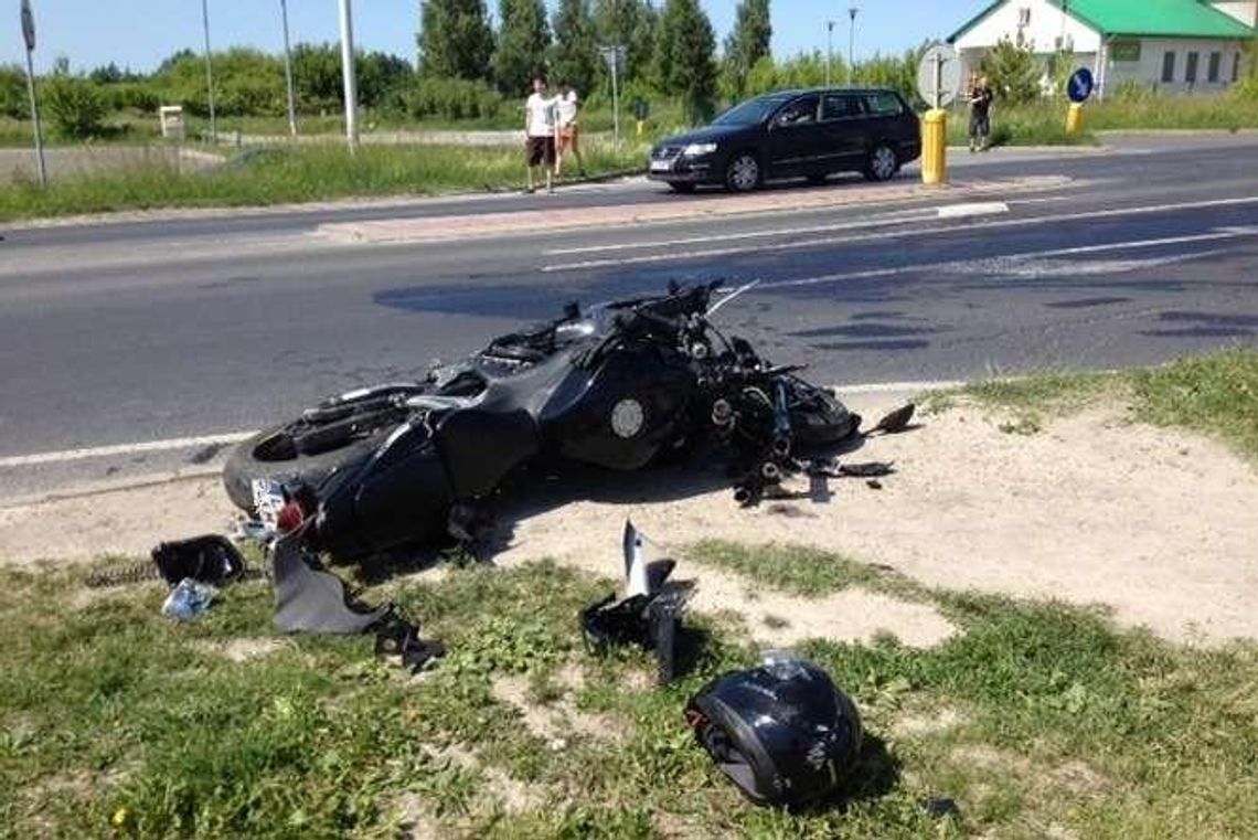 Turka: Suzuki zderzyło się z motocyklem (zdjęcia)