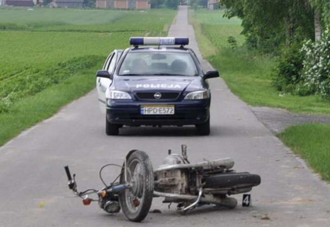Turobin: Motocyklista jechał bez kasku. Walczy o życie w szpitalu