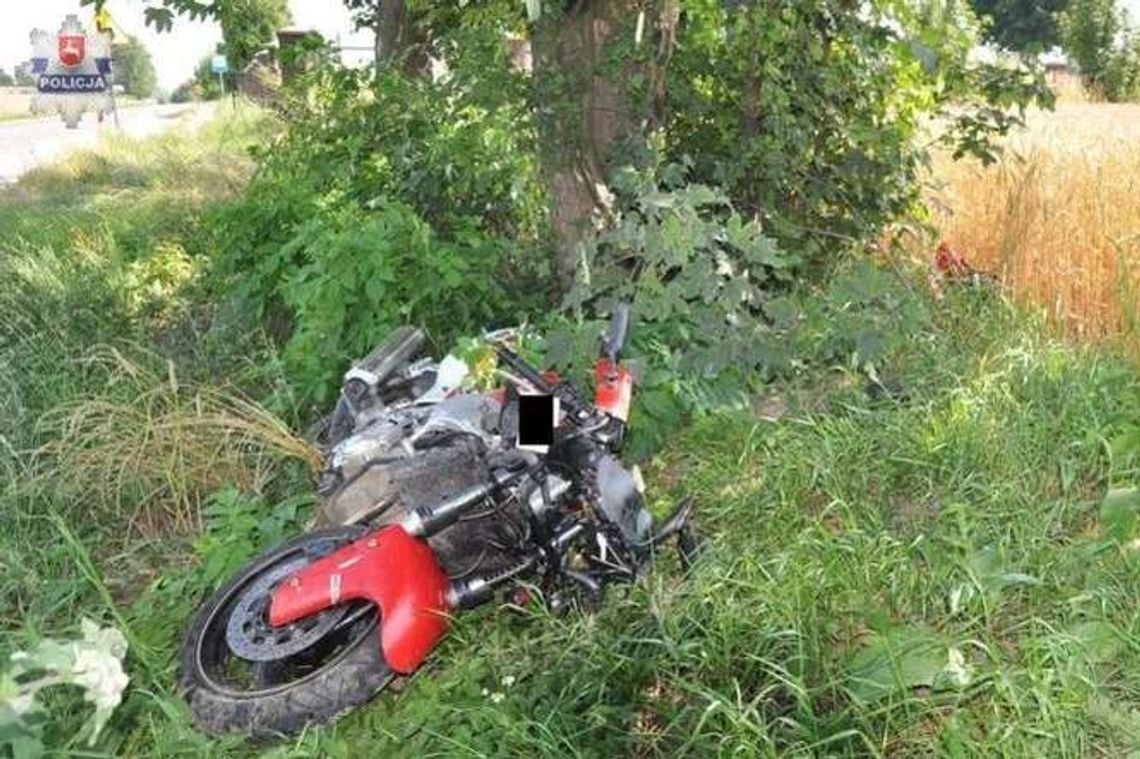 Turobin: Zderzenie motocykla z fiatem. 23-latek w szpitalu