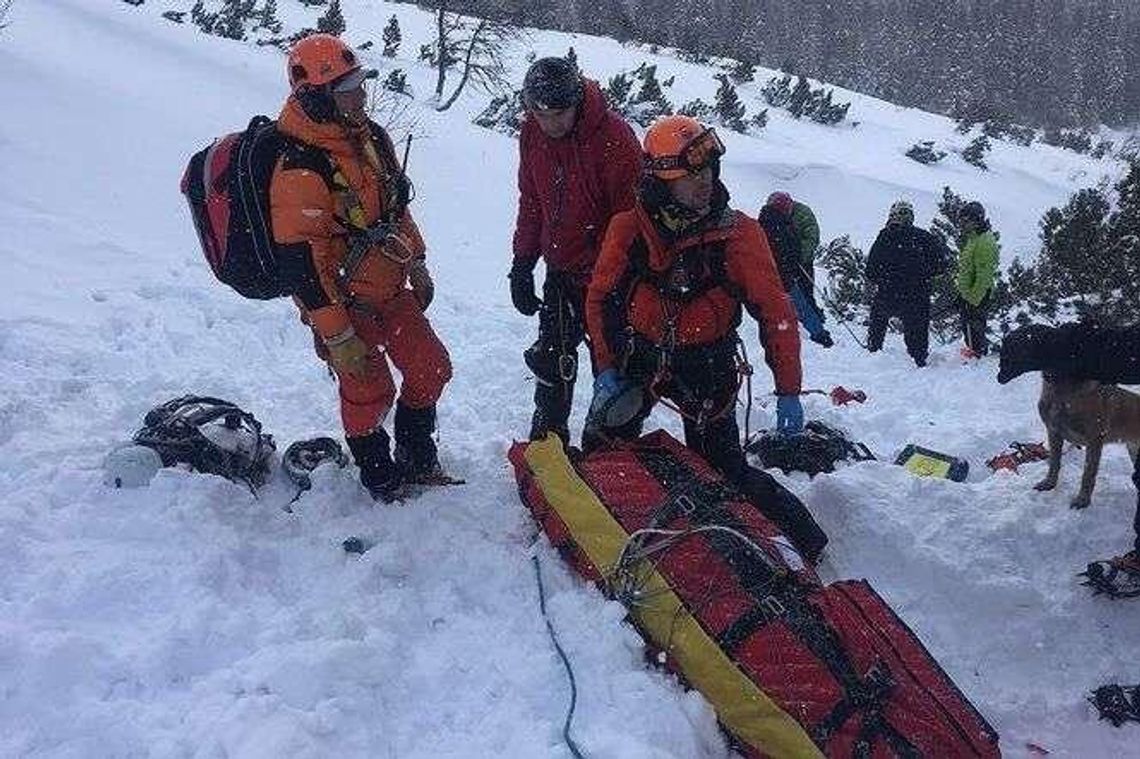 Turysta z Polski zginął zasypany lawiną w słowackich Tatrach