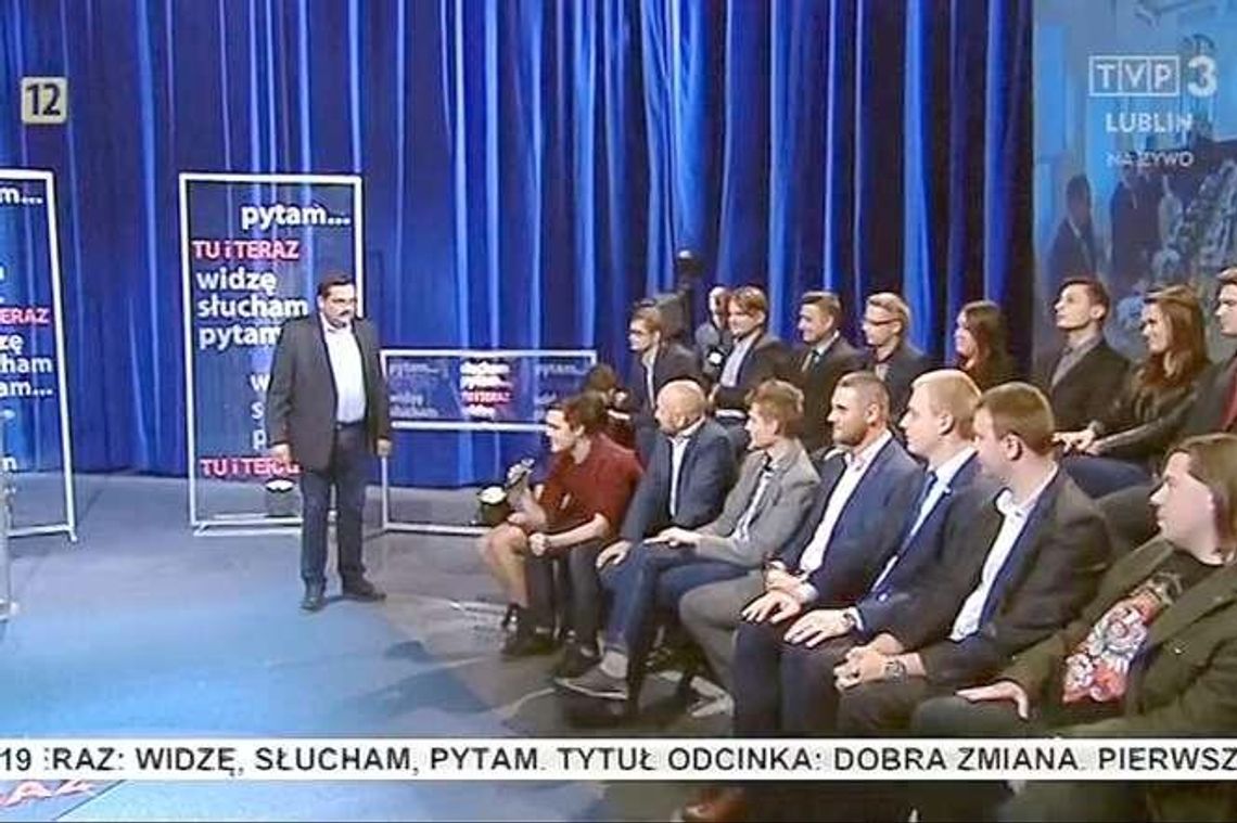 TVP Lublin. Ryszard Montusiewicz - redaktor w roli polityka TVP Lublin. Ryszard Montusiewicz - redaktor w roli polityka