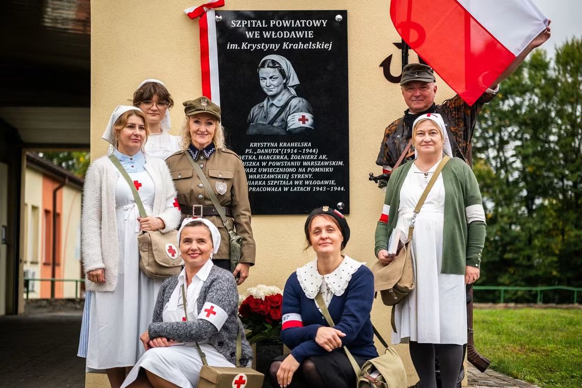 Twarz Syreny, dłonie pielęgniarki. Włodawa przypomina o swojej bohaterce Krahelska szpital Włodawa