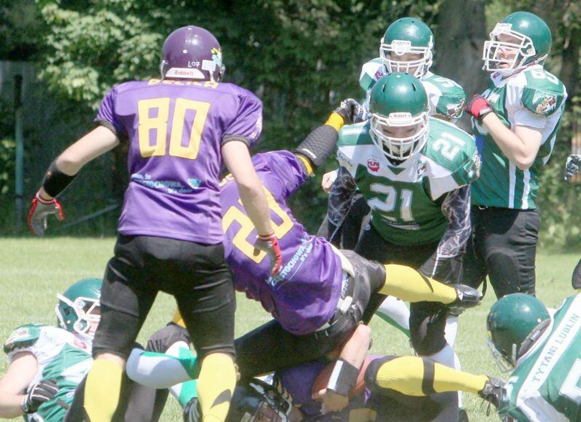 Tytani Lublin – Saints Częstochowa 20:15, obronili pozycję lidera