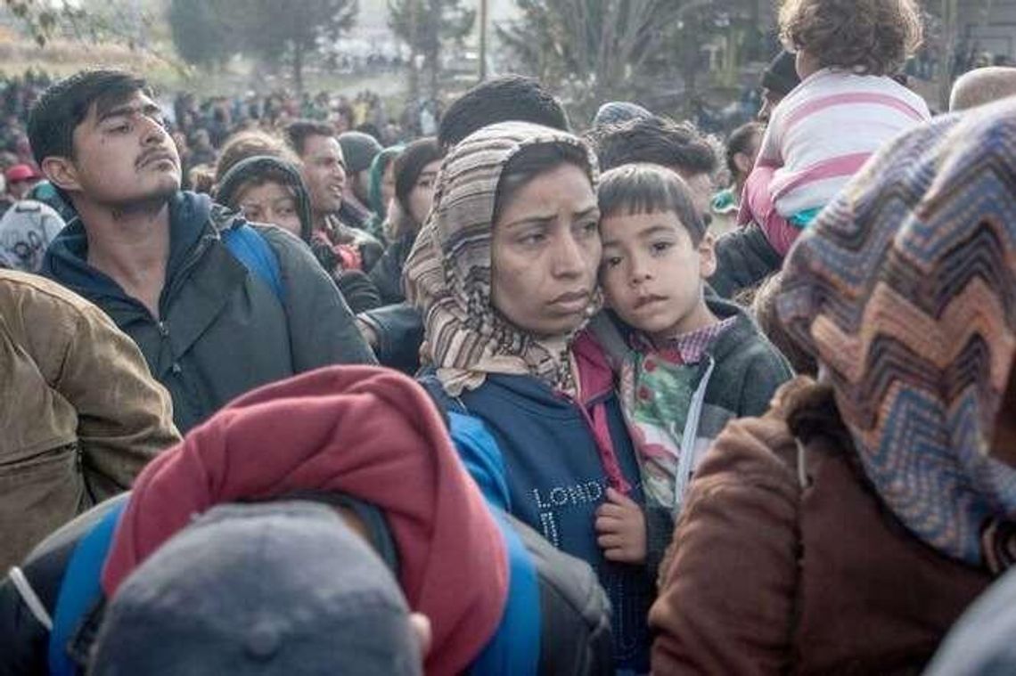 Uchodźcy koczują na granicy słoweńsko - austriackiej. Zdjęcia naszego reportera