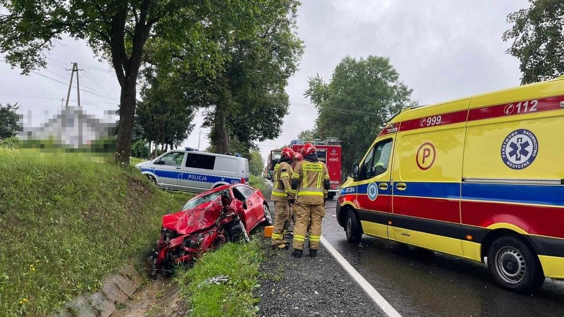 Uciekali z miejsca wypadku. Złapał ich policjant i przypadkowy świadek