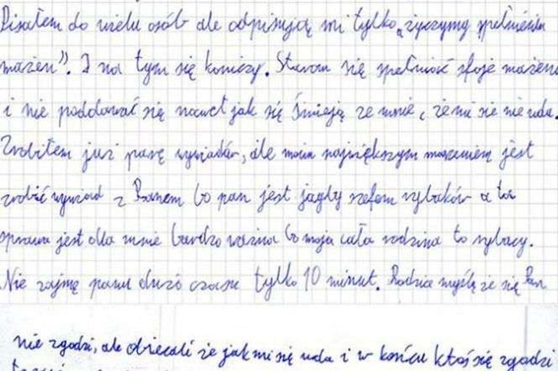 Uczeń 4 klasy napisał list do ministra. To trzeba przeczytać Uczeń 4 klasy napisał list do ministra. To trzeba przeczytać