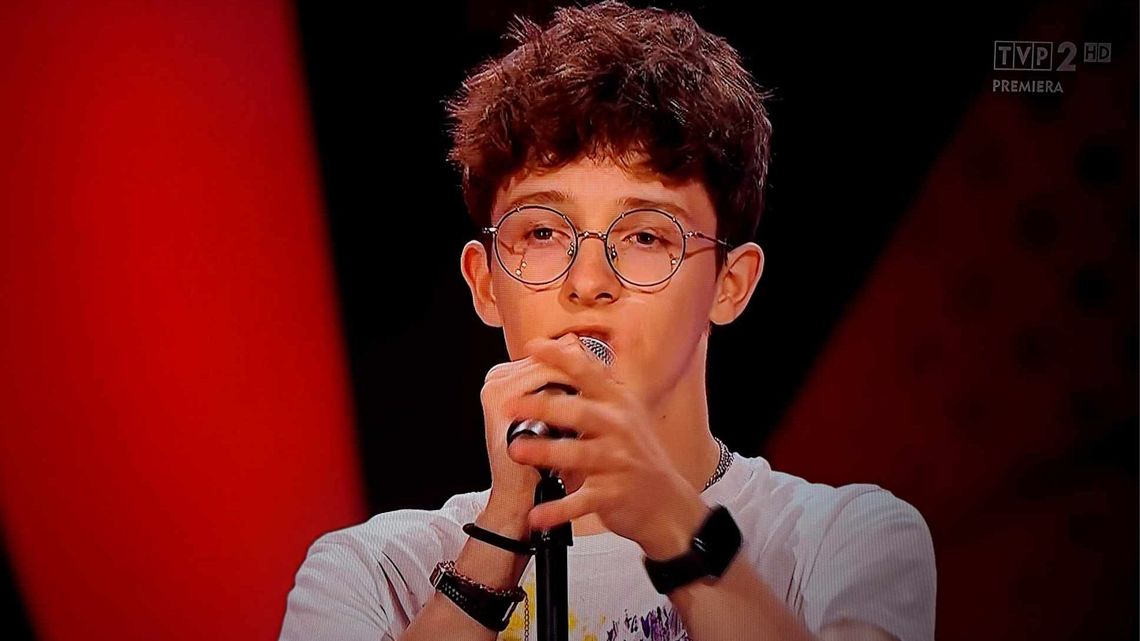 Uczeń z Zamościa w The Voice Kids. Poszło mu świetnie Uczeń z Zamościa w The Voice Kids. Poszło mu świetnie