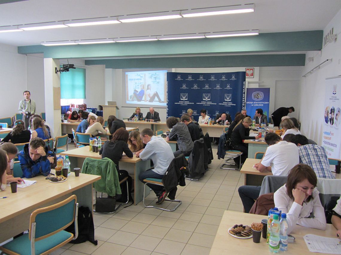 Uczniom z Zamościa liczby niestraszne