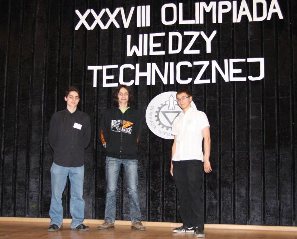 Uczniowie I LO w Chełmie laureatami Olimpiady Wiedzy Technicznej