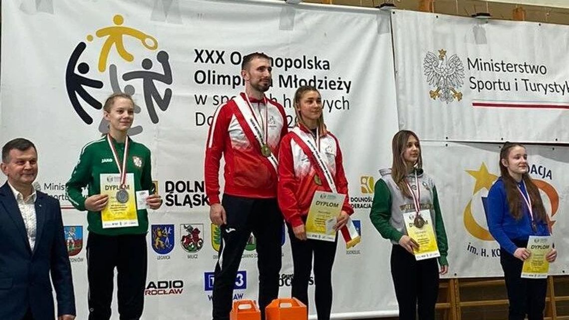 Udany występ zapaśniczek Sokoła Lublin i Cementu-Gryfa Chełm na Ogólnopolskiej Olimpiady Młodzieży