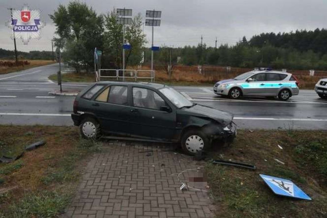 Uderzył w auto, a potem potrącił 13-latkę. Był pijany