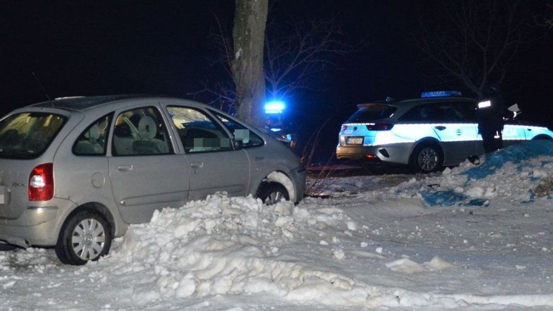 Uderzył w drzewo i uciekł. Wymyślił niezłe tłumaczenie