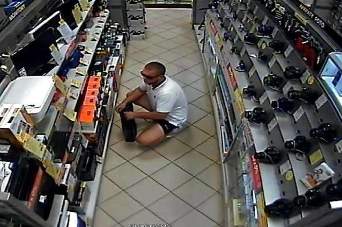 Ukradł głośniki, kto go rozpoznaje?
