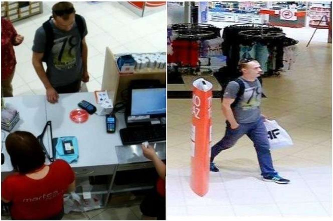 Ukradł kartę i płacił nią w sklepach. Szuka go policja