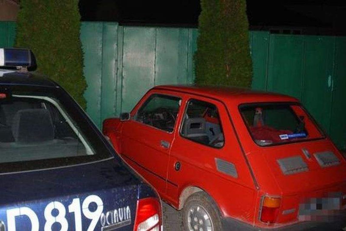 Ukradł malucha i pojechał na imprezę