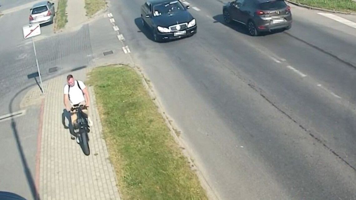 Ukradł rower elektryczny, ale nagrał się na kamerach