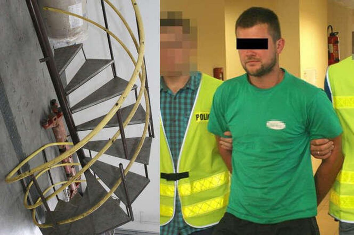 Ukradł schody i zamontował sobie w domu. Budowlaniec zatrzymany, okradał domki