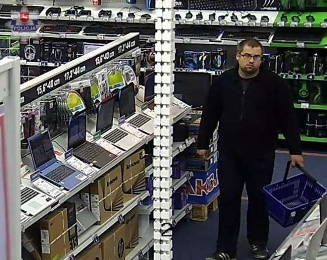 Ukradł telefon ze sklepu w Lublinie. Rozpoznajesz go?