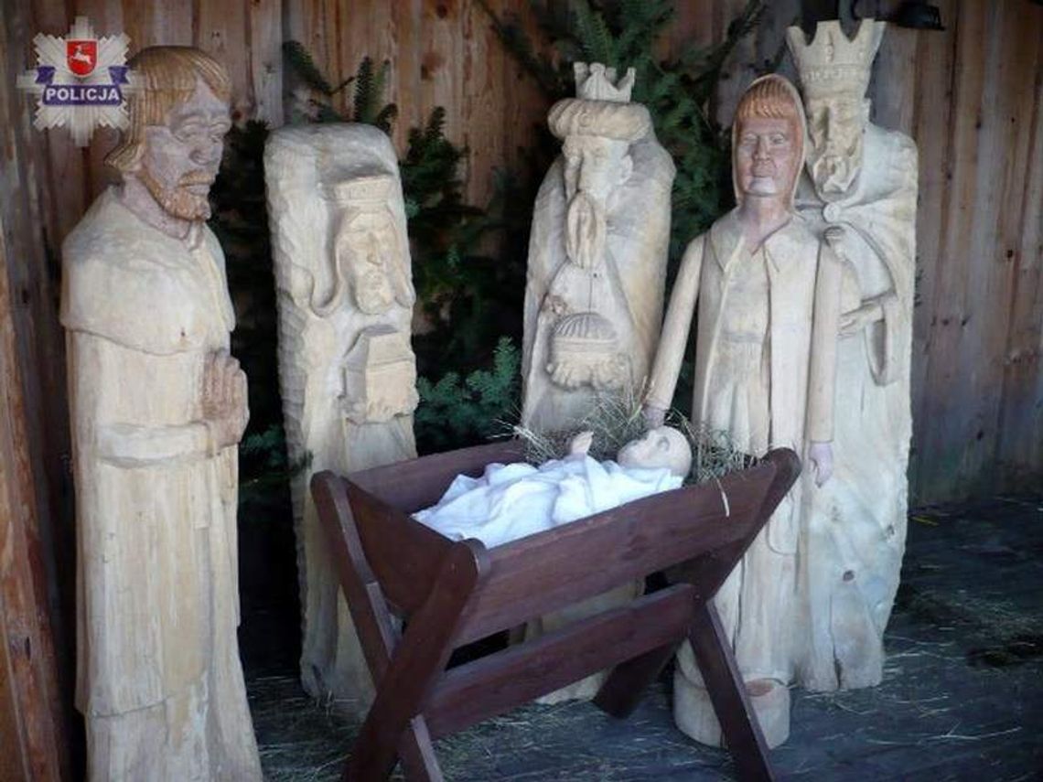 Ukradł z szopki figurkę Jezusa