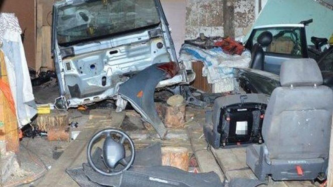 Ukradli forda. Policja znalazł go w Międzyrzecu Podlaskim w częściach