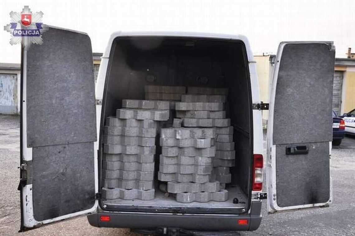 Ukradli materiały z remontowanej drogi Lublin - Biłgoraj