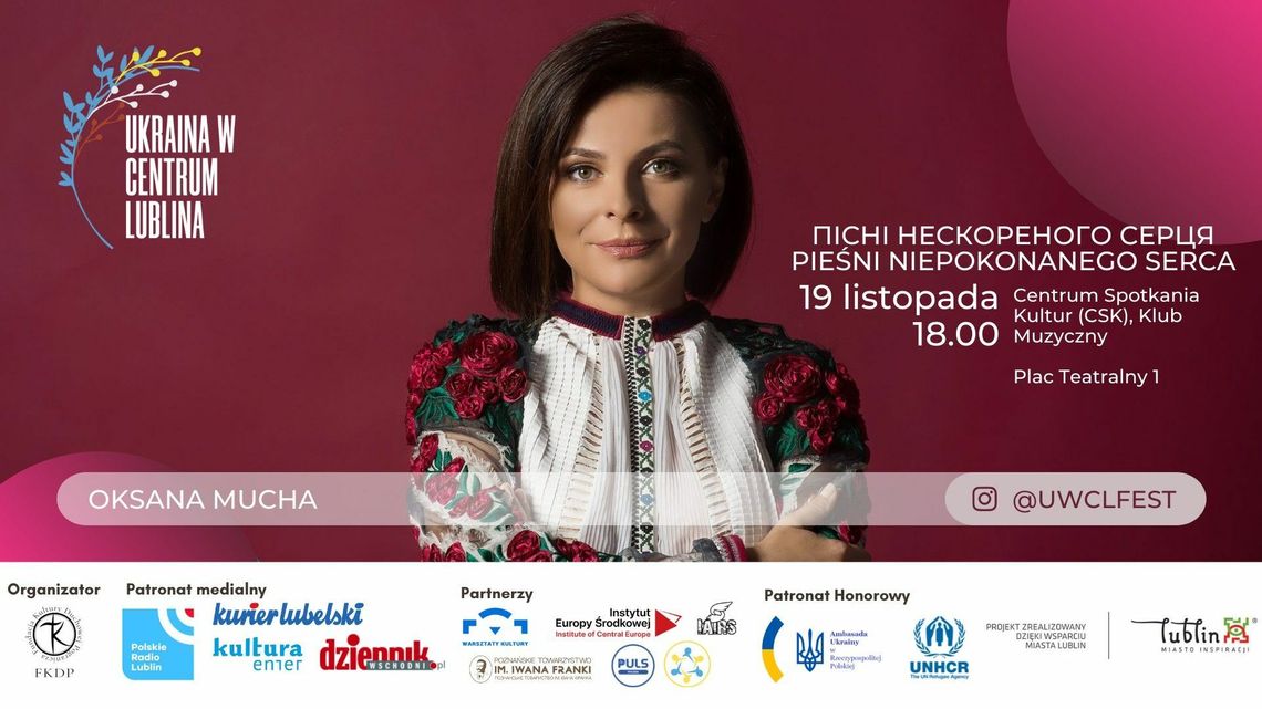 Ukraina w Centrum Lublina, czyli spotkania z ukraińską kulturą Ukraina w Centrum Lublina, czyli spotkania z ukraińską kulturą