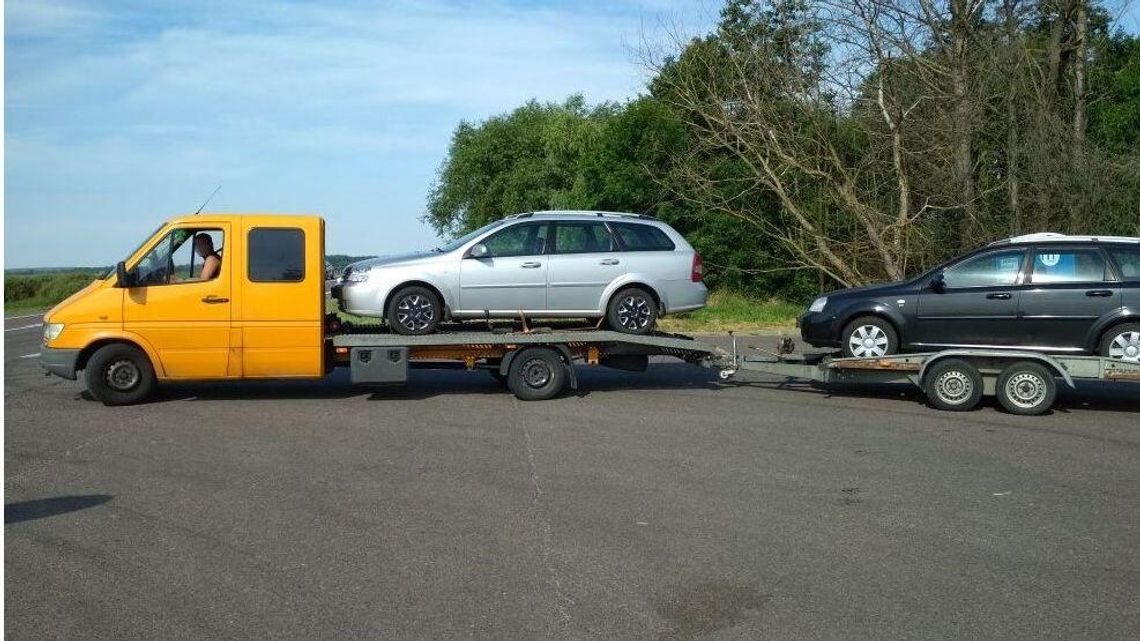 Ukraiński kierowca lawety prowadził non stop 24 godziny. Wpadł koło Chełma 