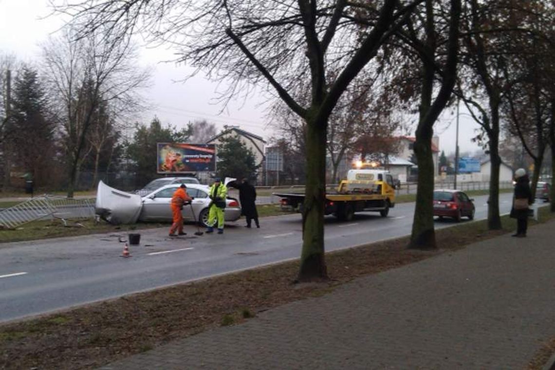 Ul. Choiny: Skończył jazdę na barierkach