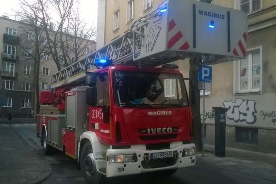 Ul. Chopina: Zapaliła się sadza w kominie